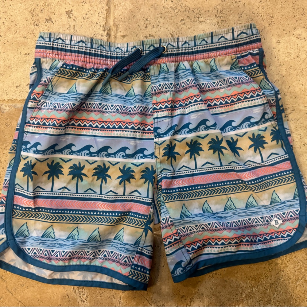 Boys Burlebo Swim Trunks